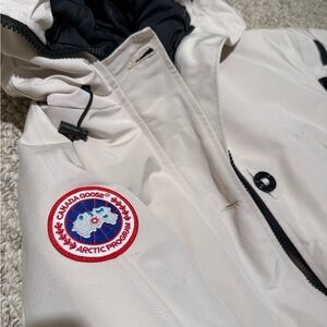 Canada Goose faux Arctic Program Cream Jacket